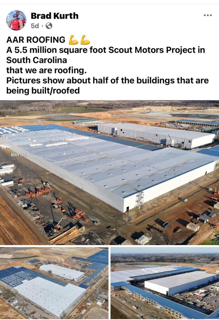 Scout Motors Roofing